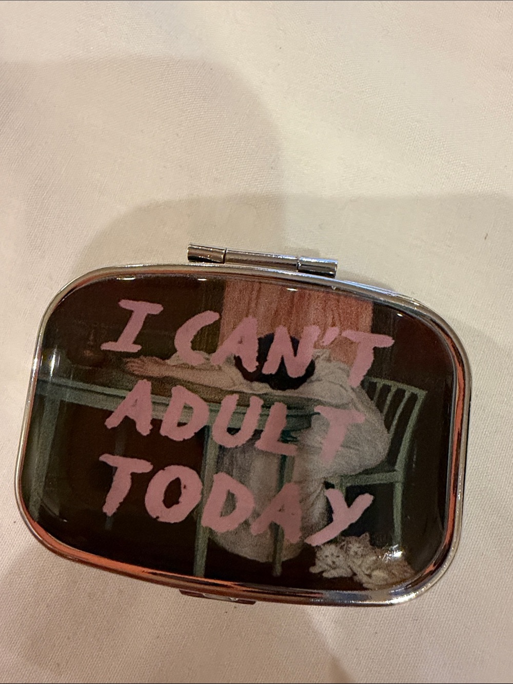 Metal Pill Case Organizer - Assorted Color Designs - Picture 8 of 15